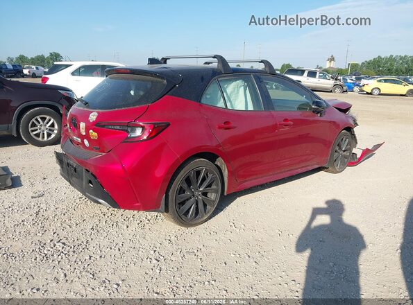 JTNC4MBE6P3209233 2023 TOYOTA COROLLA Red Rear right