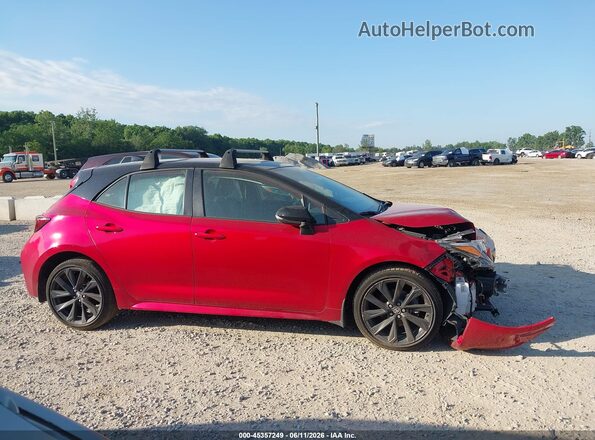 JTNC4MBE6P3209233 2023 TOYOTA COROLLA Red 360 interior view