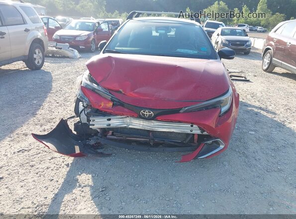 JTNC4MBE6P3209233 2023 TOYOTA COROLLA Red Rear interior view