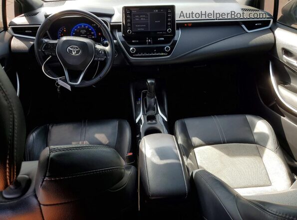 JTNC4MBE7M3144193 2021 TOYOTA COROLLA White წინა პანელის ხედი