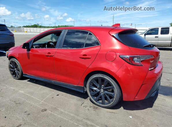 JTND4MBE1M3105622 2021 TOYOTA COROLLA Red 