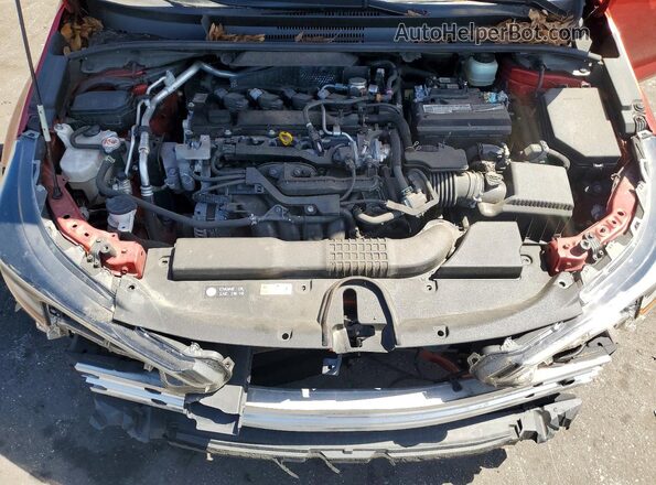 JTND4MBE1M3105622 2021 TOYOTA COROLLA Red 