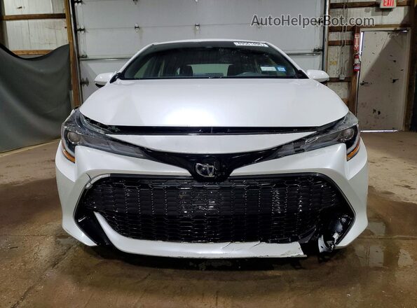 JTND4MBE3M3131638 2021 TOYOTA COROLLA Белый 