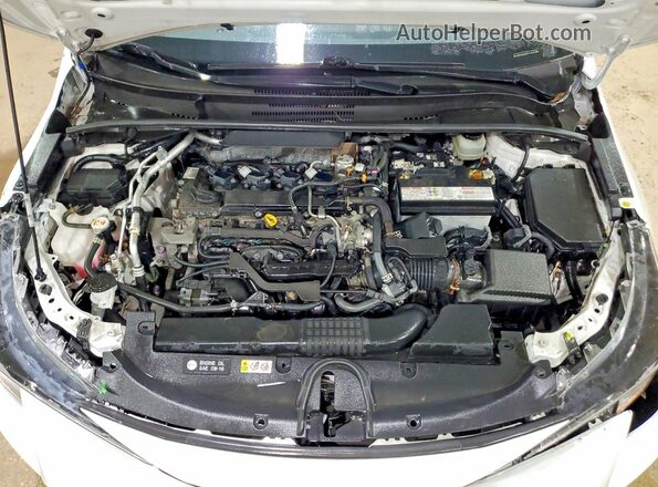 JTND4MBE3M3131638 2021 TOYOTA COROLLA Белый 