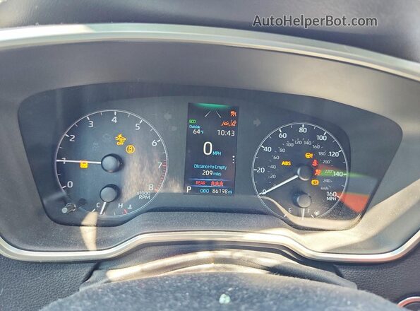 JTND4MBE3P3207038 2023 TOYOTA COROLLA Серый Вид щитка приборов
