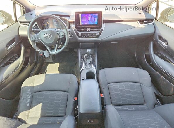JTND4MBE3P3207038 2023 TOYOTA COROLLA Серый Вид панели приборов