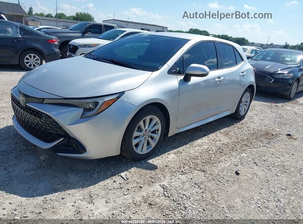 JTND4MBE4R3229553 2024 TOYOTA COROLLA Silver წინა მარცხენა ხედი სამი მეოთხედიდან