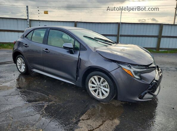 JTND4MBE5P3197290 2023 TOYOTA COROLLA Gray Delantero derecho