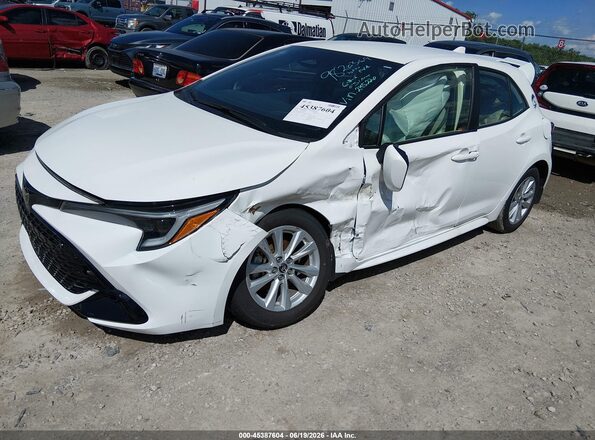 JTND4MBE5S3245220 2025 TOYOTA COROLLA Белый Передняя левая четверть