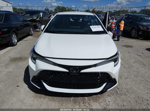 JTND4MBE5S3245220 2025 TOYOTA COROLLA Белый Вид щитка приборов