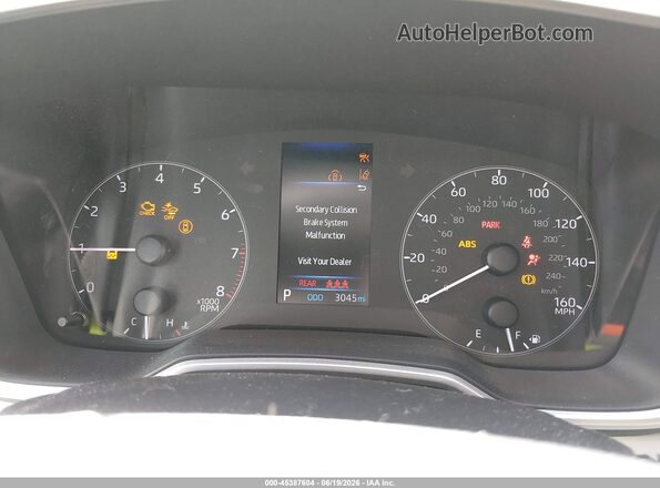 JTND4MBE5S3245220 2025 TOYOTA COROLLA Белый Вид задних сидений