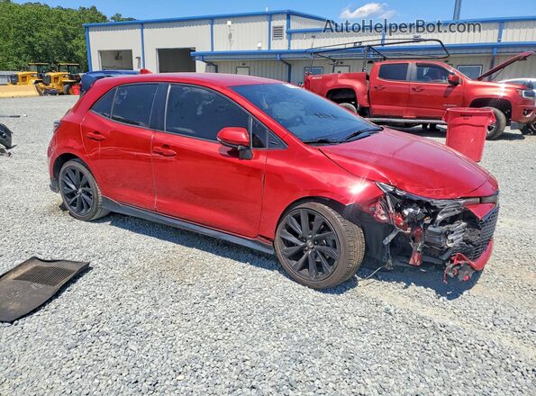 JTND4MBE6M3106068 2021 TOYOTA COROLLA Красный Передняя правая четверть