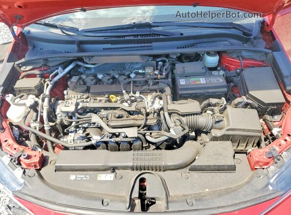 JTND4MBE6M3106068 2021 TOYOTA COROLLA Красный Вид задней части салона