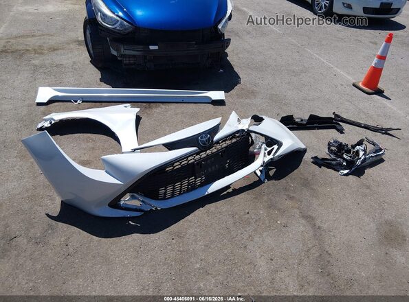 JTND4MBE6M3120102 2021 TOYOTA COROLLA White Instrument cluster view