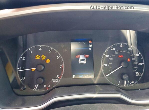 JTND4MBE6P3201220 2023 TOYOTA COROLLA Gray Instrument cluster view