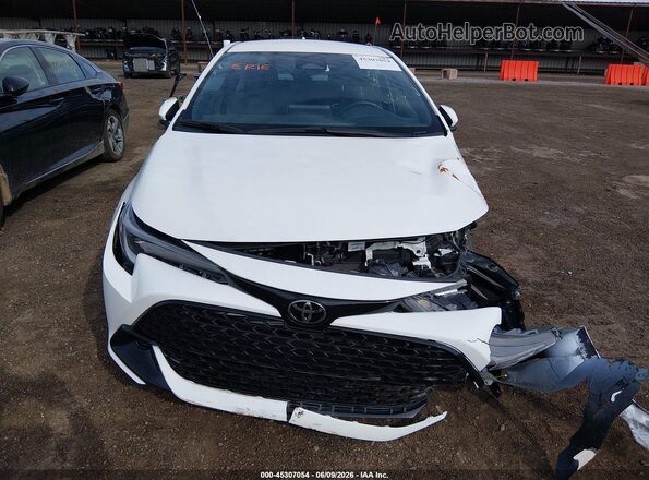 JTND4MBE6R3214861 2024 TOYOTA COROLLA White Widok deski rozdzielczej