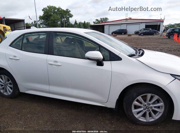 JTND4MBE6R3214861 2024 TOYOTA COROLLA White Widok zestawu wskaźników