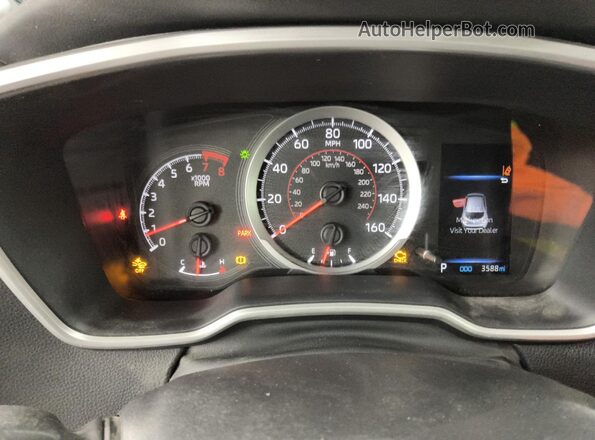 JTND4MBE7N3150226 2022 TOYOTA COROLLA Gray 