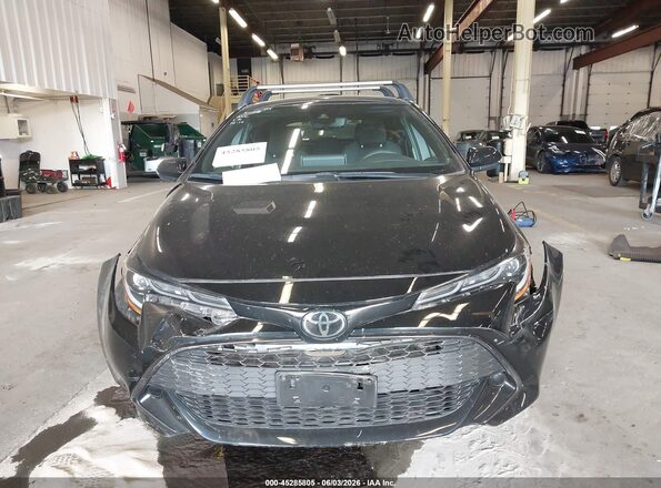 JTND4MBE7N3188443 2022 TOYOTA COROLLA Black ხელსაწყოთა პანელის ხედი