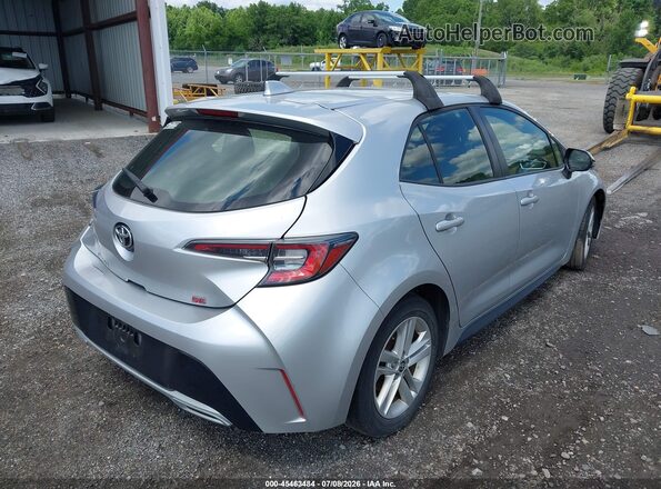 JTND4MBE8M3146412 2021 TOYOTA COROLLA Серебряный Задняя правая четверть