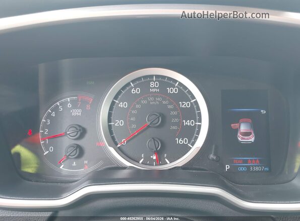 JTND4MBE8N3182540 2022 TOYOTA COROLLA Белый Вид задних сидений