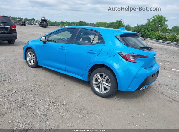 JTND4MBE9M3120854 2021 TOYOTA COROLLA Blue უკანა მარცხენა