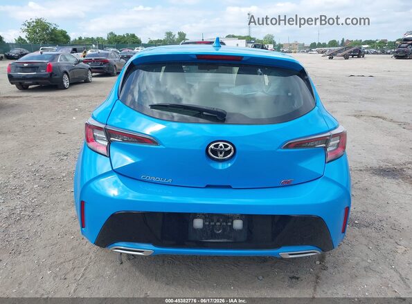 JTND4MBE9M3120854 2021 TOYOTA COROLLA Blue 