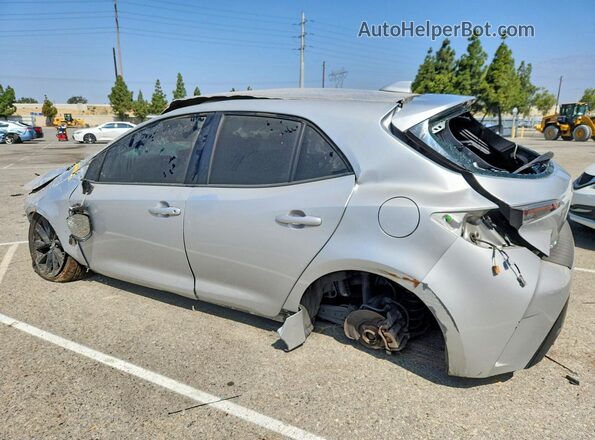 JTND4RBE3L3094490 2020 TOYOTA COROLLA Silver Trasero izquierdo