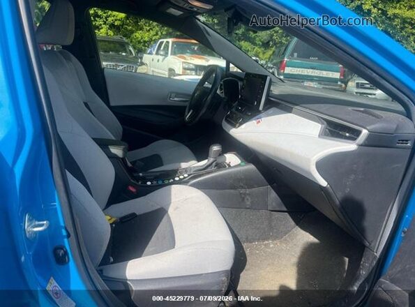 JTNK4RBE0K3040232 2019 TOYOTA COROLLA Blue Вид салону спереду