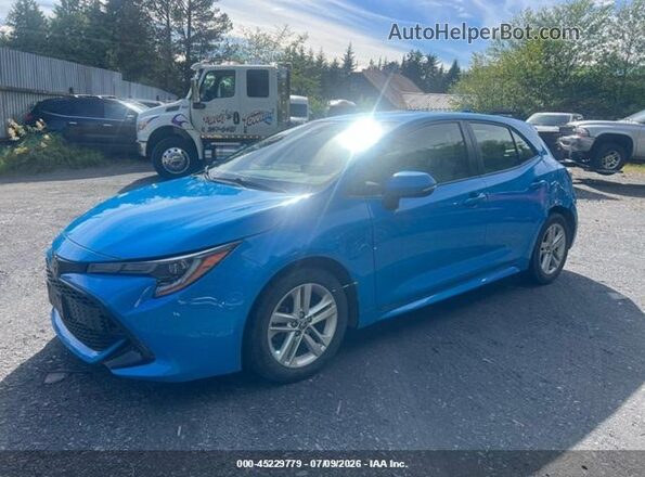 JTNK4RBE0K3040232 2019 TOYOTA COROLLA Blue Передня ліва чверть