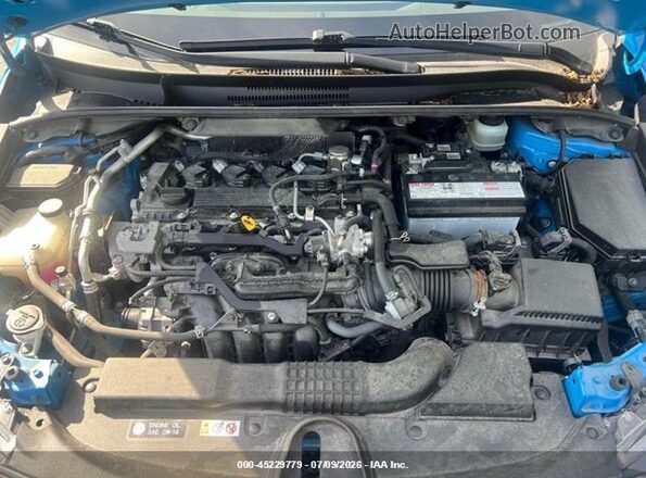 JTNK4RBE0K3040232 2019 TOYOTA COROLLA Blue Вид ззаду