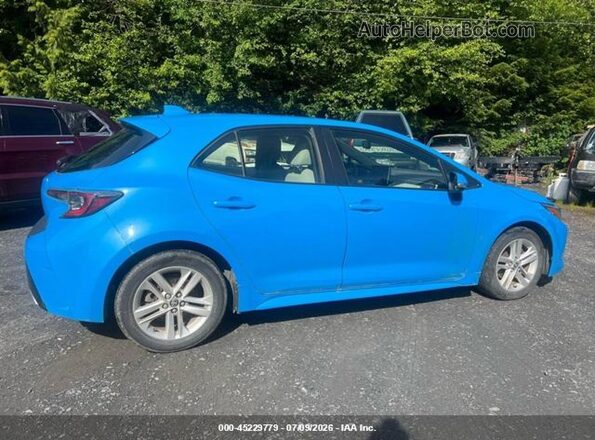 JTNK4RBE0K3040232 2019 TOYOTA COROLLA Blue Задня права чверть