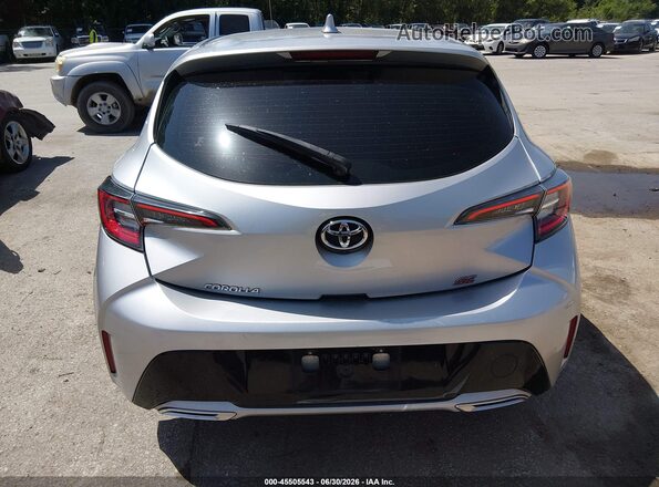 JTNK4RBE3K3045909 2019 TOYOTA COROLLA Серебряный 