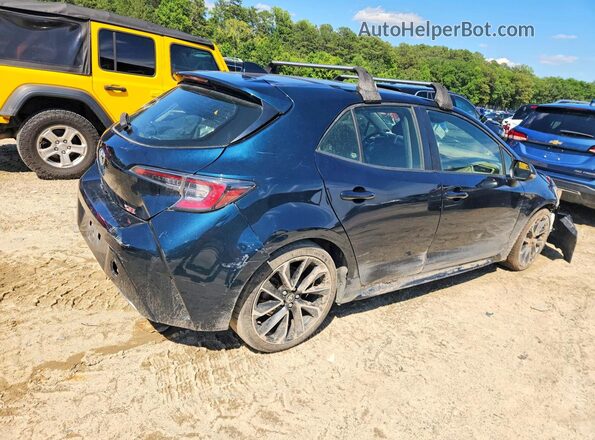 JTNK4RBE4K3045692 2019 TOYOTA COROLLA Blue უკანა მარჯვენა