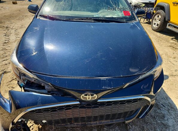 JTNK4RBE4K3045692 2019 TOYOTA COROLLA Blue უკანა სალონის ხედი