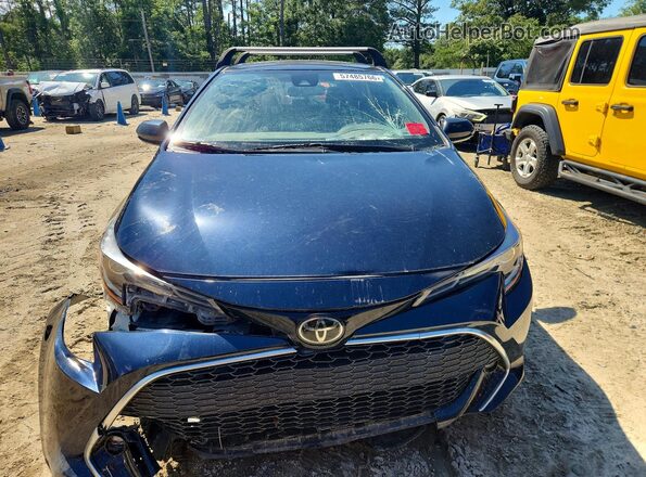 JTNK4RBE4K3045692 2019 TOYOTA COROLLA Blue წინა ხედი