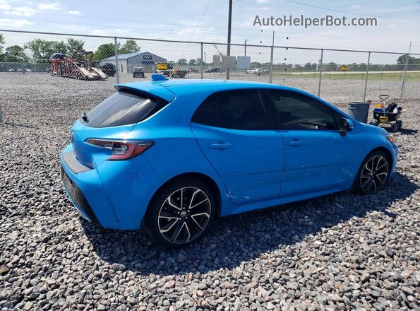 JTNK4RBE6K3000351 2019 TOYOTA COROLLA Синий Задняя правая четверть