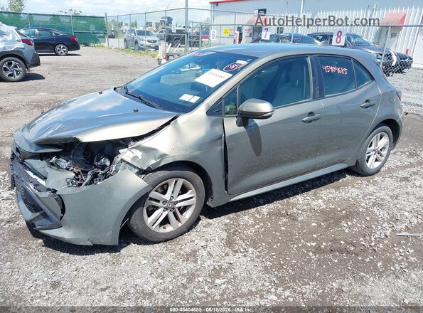 JTNK4RBE6K3042857 2019 TOYOTA COROLLA Brown Առջևի ձախ երեք քառորդ տեսարան
