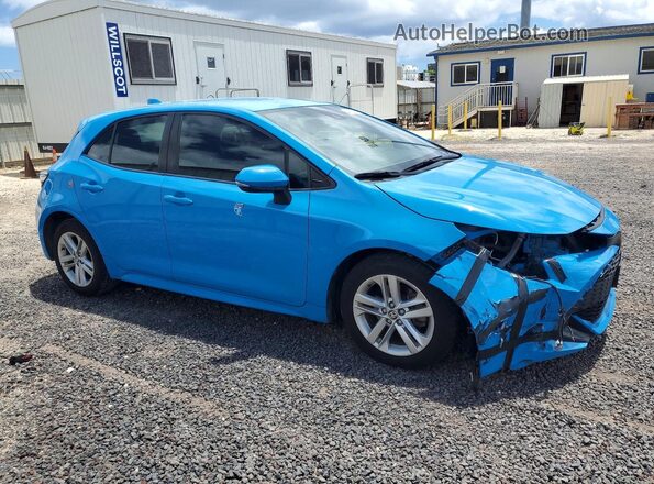 JTNK4RBE7K3036727 2019 TOYOTA COROLLA Blue წინა მარჯვენა