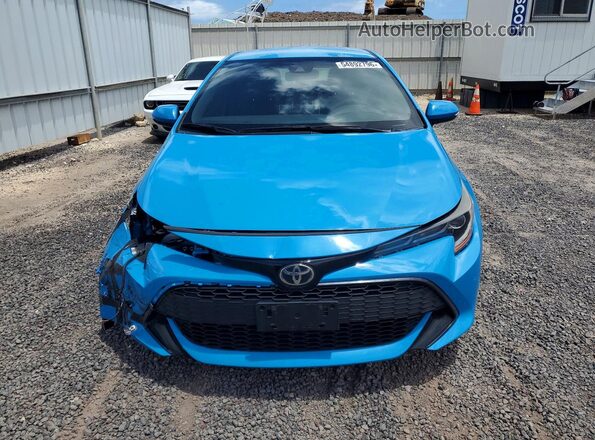 JTNK4RBE7K3036727 2019 TOYOTA COROLLA Blue წინა ხედი