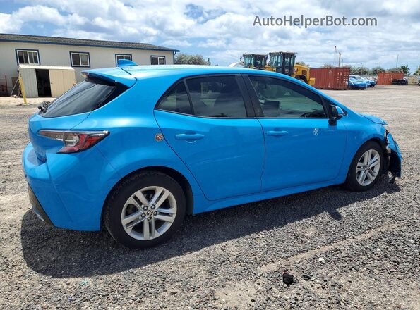 JTNK4RBE7K3036727 2019 TOYOTA COROLLA Blue უკანა მარჯვენა