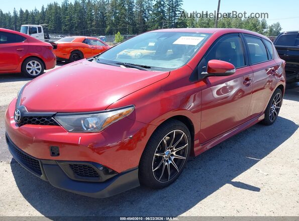 JTNKARJE1JJ570150 2018 TOYOTA COROLLA IM Red Передня ліва чверть