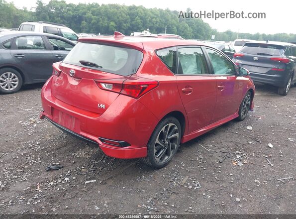 JTNKARJE5HJ528333 2017 TOYOTA COROLLA IM Red Задня права чверть