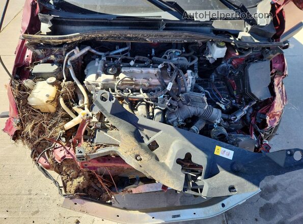 JTNKHMBX0K1014301 2019 TOYOTA C-HR Red Engine compartment view