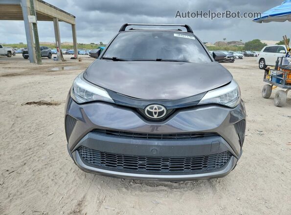 JTNKHMBX0L1065623 2020 TOYOTA C-HR Charcoal Front view