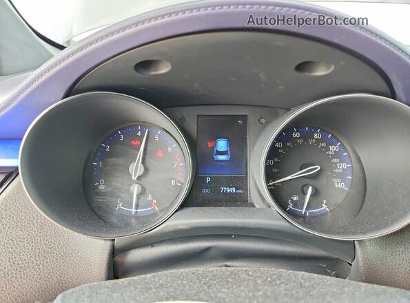 JTNKHMBX0L1065623 2020 TOYOTA C-HR Charcoal Instrument cluster view