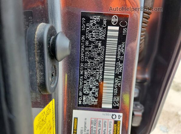 JTNKHMBX0L1065623 2020 TOYOTA C-HR Charcoal Engine compartment view