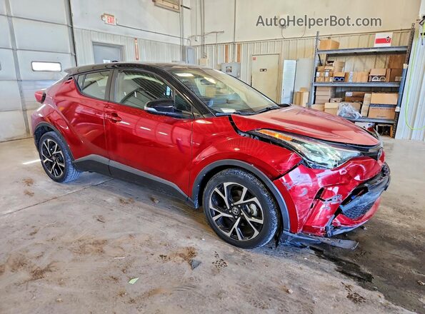 JTNKHMBX0L1072734 2020 TOYOTA C-HR Red Front right