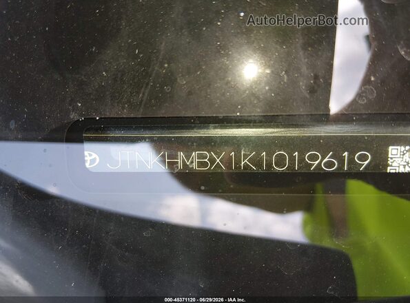 JTNKHMBX1K1019619 2019 TOYOTA C-HR Gray Engine compartment view