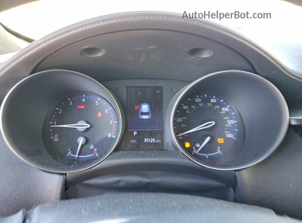 JTNKHMBX1K1025243 2019 TOYOTA C-HR Gray Instrument cluster view